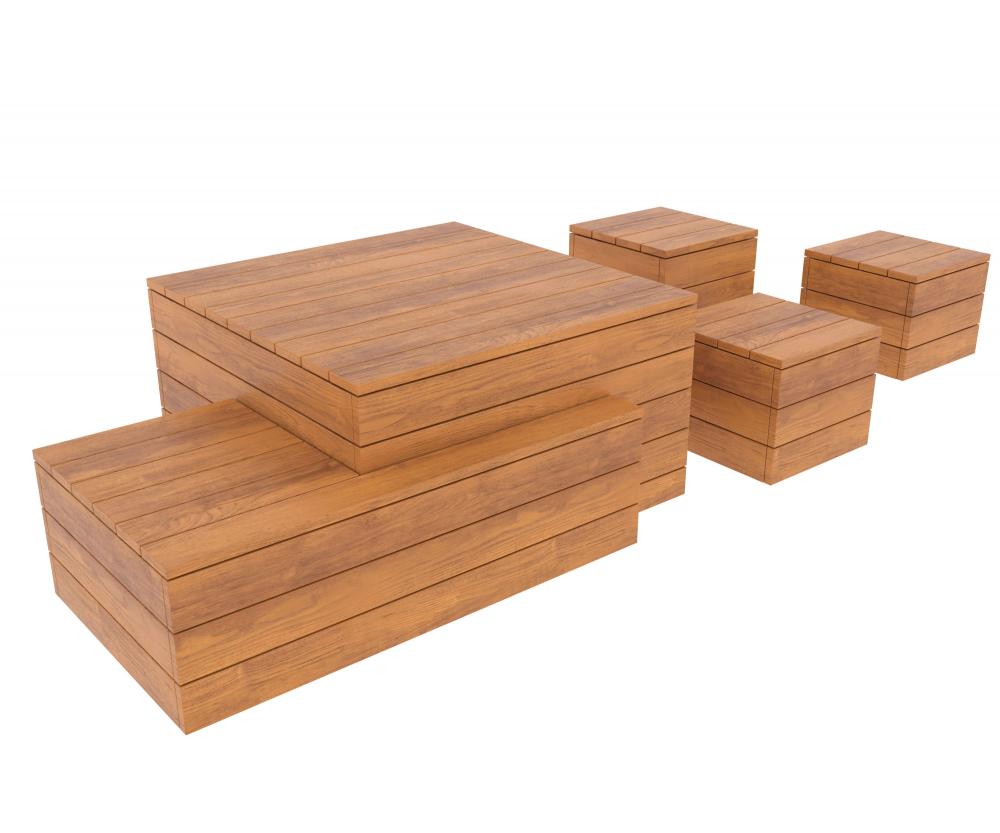 Полоса препятствий HARDWOOD «Кубики тип 1»