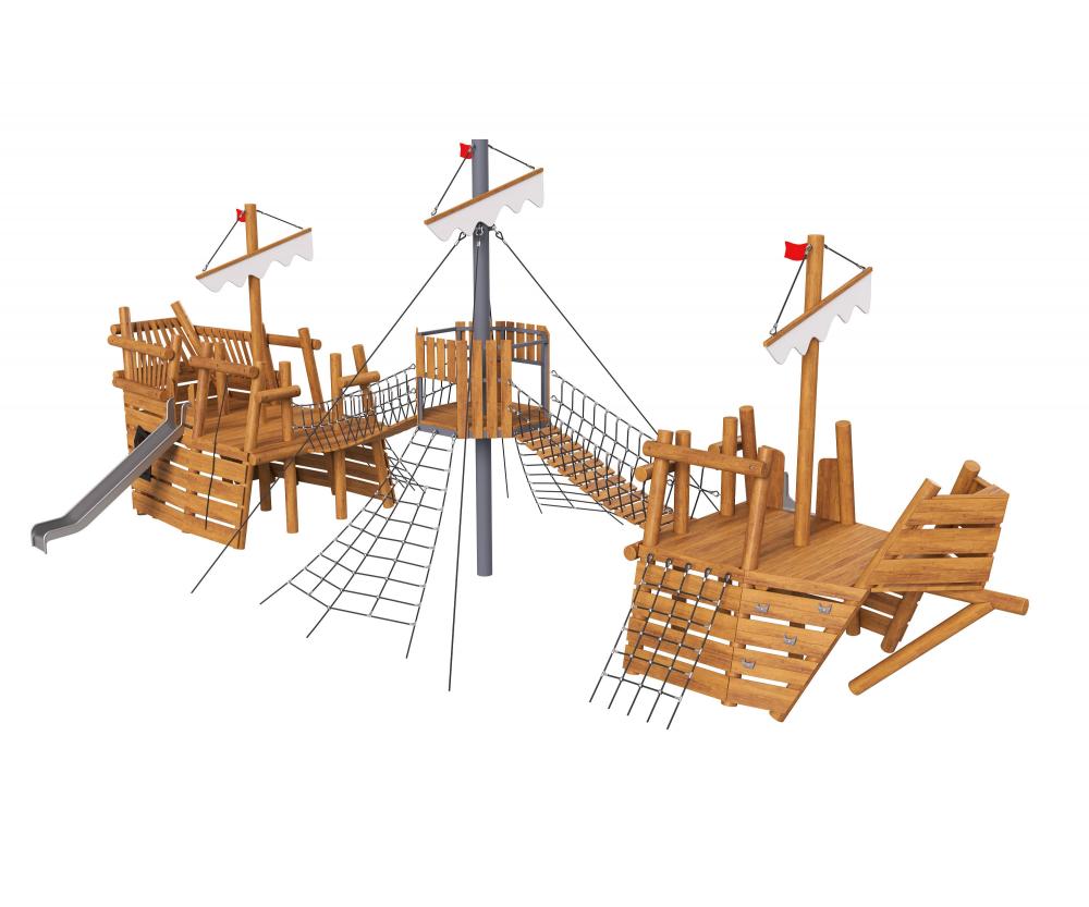 Игровой комплекс QUANTWOOD «Летучий голландец»