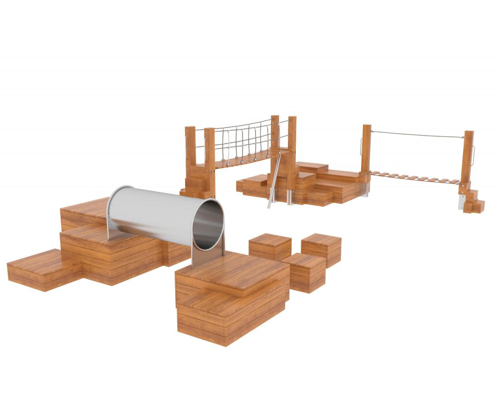Полоса препятствий HARDWOOD «Кубики тип 4»