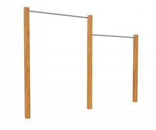 Турник двойной WOOD&SPORT «Реутов»